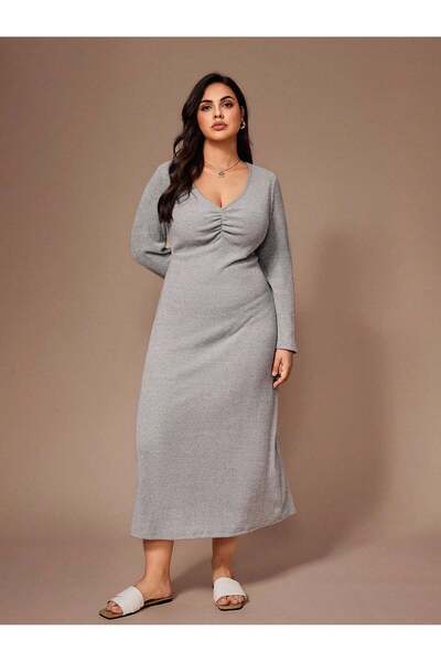 Sheya Nightgown, grey - 0XL