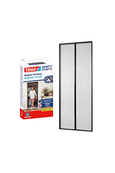 Tesa Perdea magnetică anti insecte, antracit, 0.9m x 2.1m - 55384