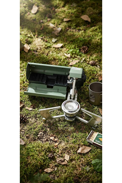 Generic Brand Foldable Telescopic Trekking Stove (Modern Design - Olive Green...