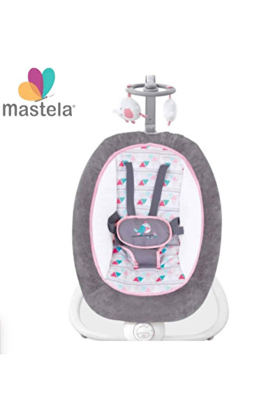 Mastela Șezlong pentru bebeluși, cu vibrații și sunete, 4 poziții, 7 melodii,...