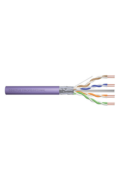 OEM F-UTP 100m Cat6 Mονόκλωνο μωβ LSOH