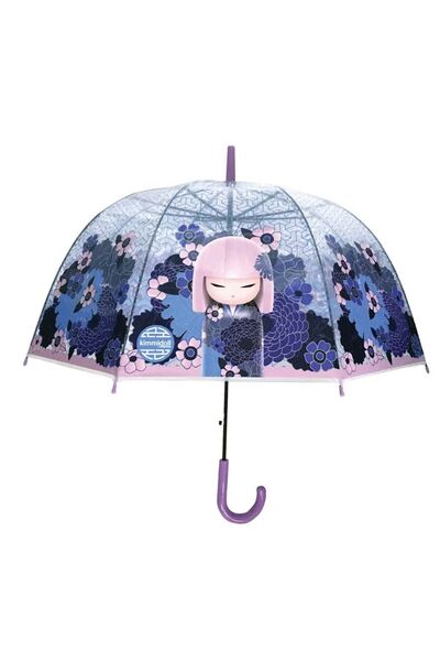 Chanos Kimmidoll αυτόματη διαφανής ομπρέλα βροχής 65170 - Μπλε