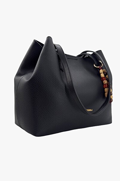 SOSELA 67-8146 Women's Black Shoulder and Shoulder Bag