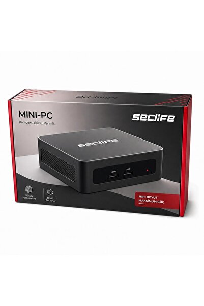 SECLIFE MP-Z042 Intel i5-12450H 8GB 256GB SSD Siyah Mini Pc