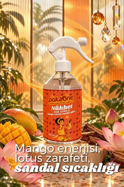Pakzone Oda ve Çamaşır Spreyi Oda Kokusu Nükhet 500 ml
