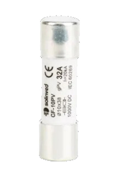 DC Sigorta 32A 1000V - Güneş Enerji Sistemi Koruma Sigortası