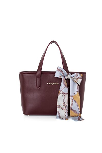 Lucky Bees Romy Women's Hand and Shoulder Bag with Scarf