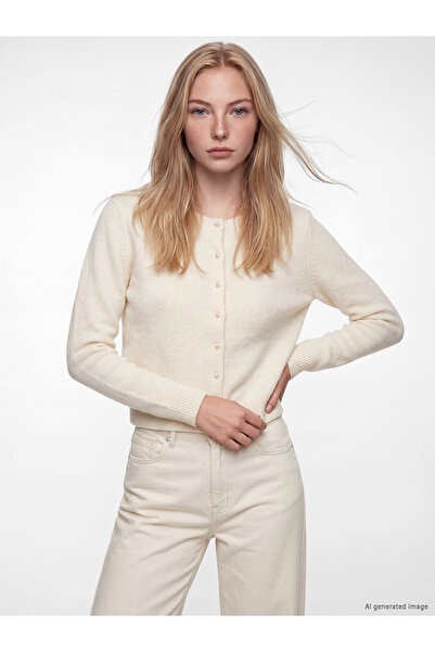 LC Waikiki Cardigan tricotat de damă cu guler rotund