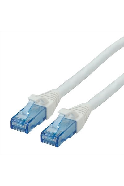 OEM UTP 1m Cat6a Λευκό Επίπεδο εξαρτήματος LSOH χωρίς εγκοπές