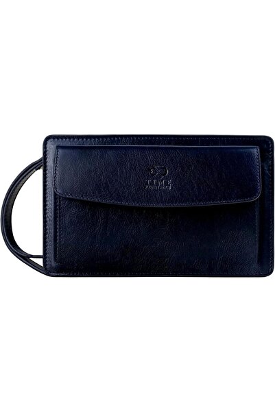 Time Resistance Lederclutch fr Herren - Herren Handtasche - Ledertasche Herre...