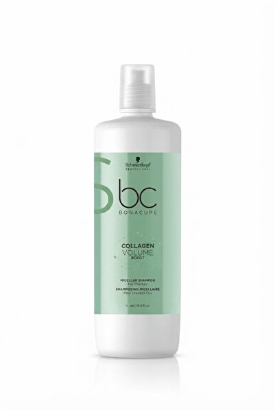 Bonacure Natural Volumizing Shampoo with Collagen for Fine Hair 1000 ml (New ...