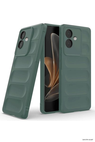 New Face Spt-Gld Newface A3 Case Optimum Silicone - (124917) Dark Green