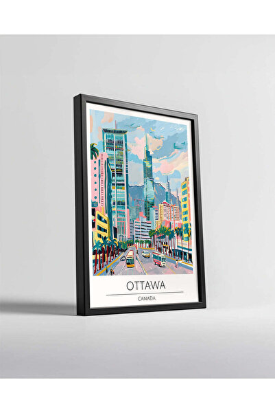 Ottawa Kanada Özel Tasarım Dekoratif Duvar Tablosu Poster