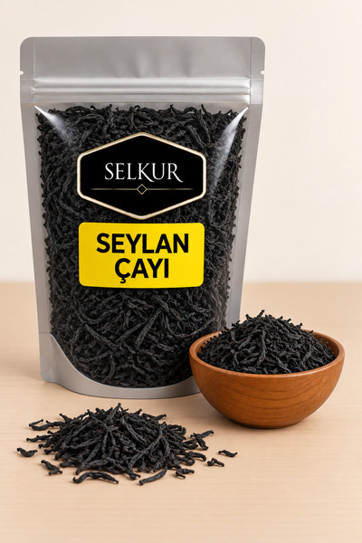 SELKUR SEYLAN ÇAY 300GR SİYAH ÇAY-SEYLON TEA-İRİ YAPRAK-SRİ LANKA