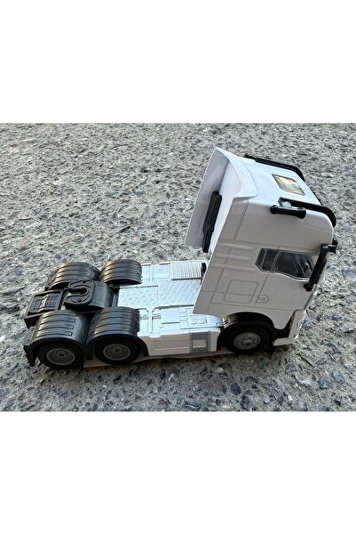 Hepsilazım Mercedes Kafa Oynar Oyuncak Metal Taşıyıcı Tır Actroc Model Diecast 12 Cm Maket Araba