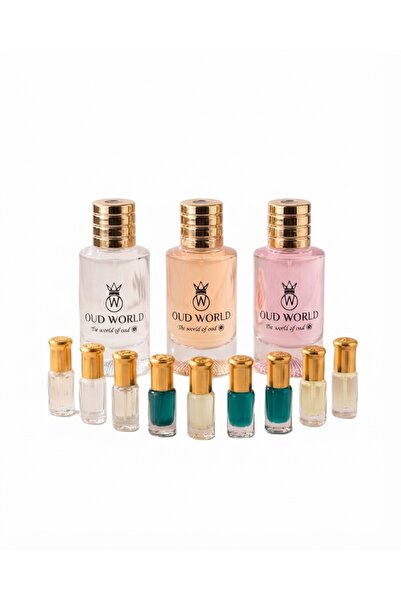 OUD WORLD Combo Set 36, Amir Al Oud, Lavender and Scandal Night, 3 x 50ML, wi...
