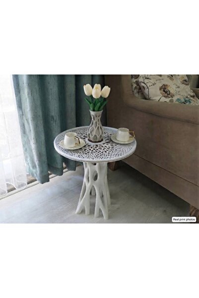 NYC HOME DEKORATİF SEHPA-VAZO-LALE SET