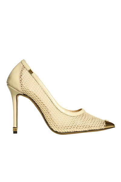 Platin Beige file detailed women's stiletto