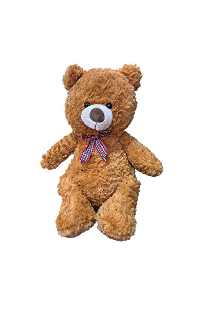 Feyza Oyuncak Plush Bear with Plaid Ribbon |   1+ Years Old |   50 cm |   Emo...