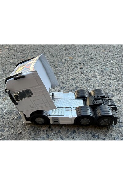 Hepsilazım Mercedes Kafa Oynar Oyuncak Metal Taşıyıcı Tır Actroc Model Diecast 12 Cm Maket Araba
