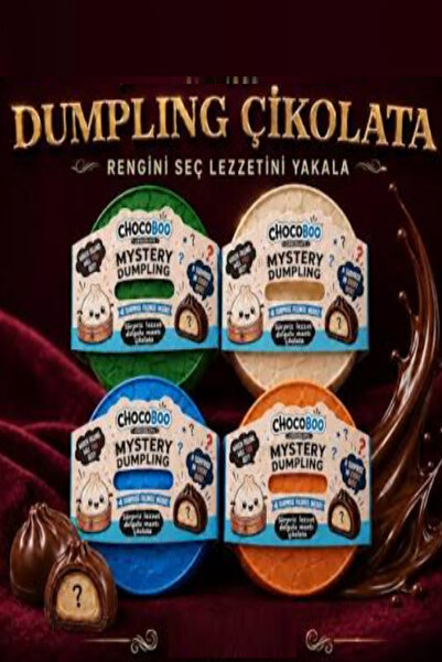 Pofika Çin mantısı Çikolata Mini Sukuşi New Trend Squishy Dumpling Sürpriz Çi...