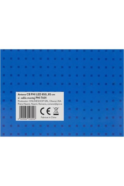 PNI Antena CB LED 850 85 cm 300 Watt rabatabila ilumineaza in timpul emisiei ...