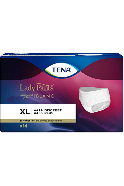 TENA Lady Pants Blanc Discreet Plus Extra Large 14 Pieces