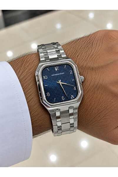 Generic Brand Royal Blue Silver Watch Looster Time