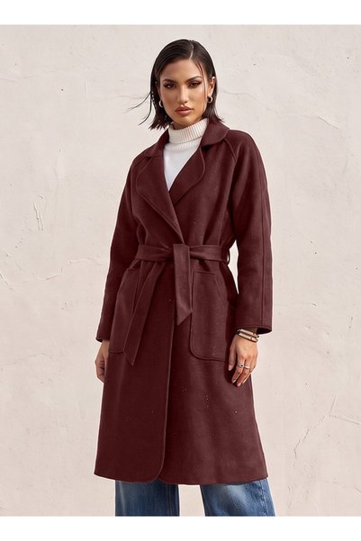 FAV FELT LUREX LONG COAT