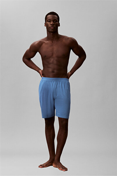 Calvin Klein Modal Sleep Erkek Pijama Şort Mavi