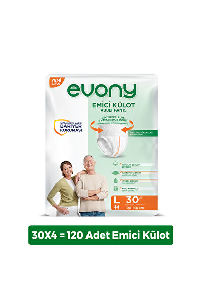 Evony Emici Külot Unisex L Beden 120 Adet
