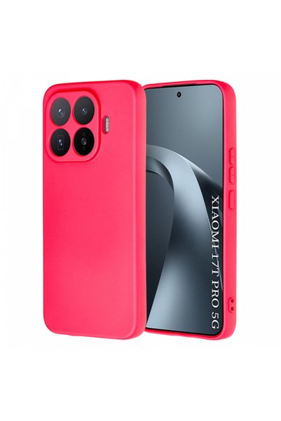 Techsuit Husa pentru Xiaomi 17t Pro, Techsuit, Softflex, Roz Inchis