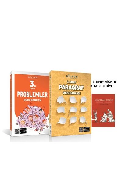 Bilfen Yayıncılık 3. SINIF PARAGRAF 3. SINIF PROBLEM SORU BANKASI SETİ- HİKAY...