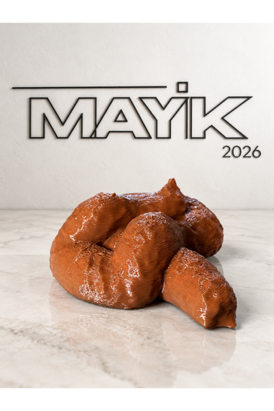 MAYİK2026 Şaka Kakası Gerçekçi Dekoratif Espri Objesi Büyük Boy