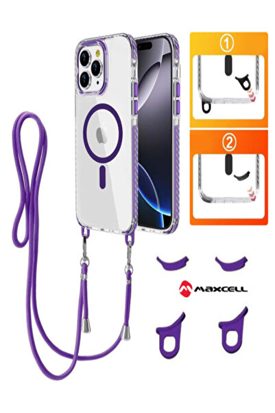 AUDIOX Husa MagFrame » iPhone 17, AntiDrop 2in1, Snur Detasabil, CLEAR /