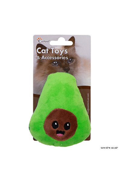 Eastland Spt-Gld Catnip Squeaky Plush (153604) Avocado 11.5cm