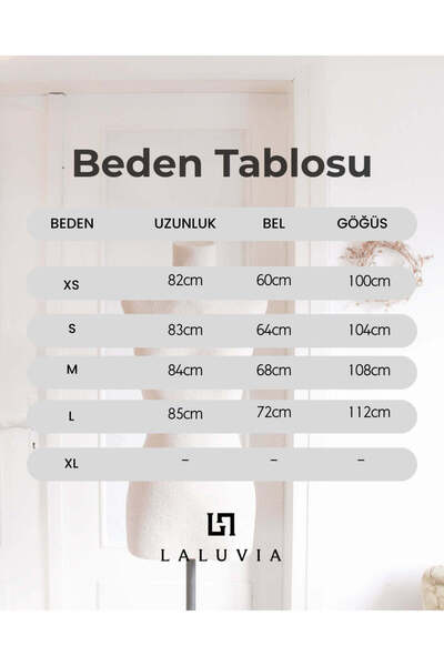 Laluvia Kahverengi Puantiyeli Sırt Dekolteli Mini Elbise - 2y6261
