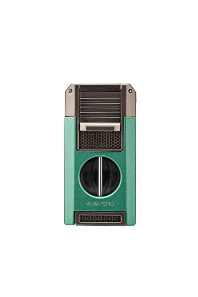 Quantoro MGM05-64 Kesicili Delicili Çift Jet Alev Green Çakmak