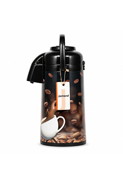 jarmend 5 Litre Termos Çay Kahve Termosu Sıcak Soğuk Tutucu Musluklu Servis T...