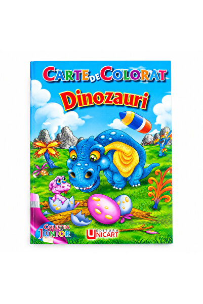 Generic Brand Carte de colorat „Dinozauri” – Colecția Junior, Editura Unicart