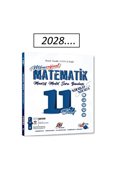 Orijinal Yayınları Orijinal Mikro 11. Sınıf Matematik Maarif Model Soru Banka...