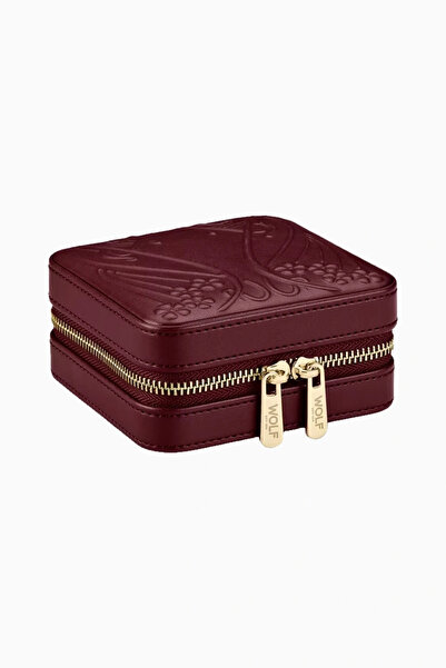 Wolf Liberty Small Travel Jewelry Box Elegant and Compact