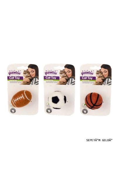 Pawise Spt-Gld Meow Meow Life Zilli Plush (155215) Ball Toy