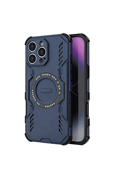 CLICK Калъф за телефон, ArmorMag Case - iPhone 16 Pro - Син
