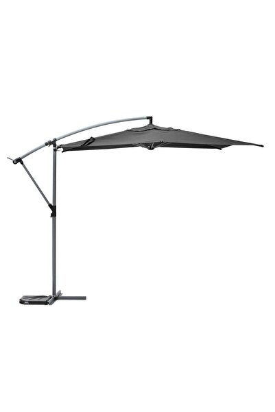 Hesperide Umbrelă de soare rotundă Manoa cu consolă, în nuanțe de ardezie și ...