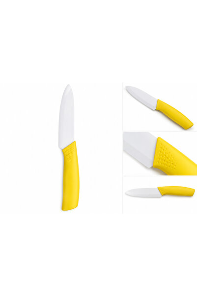 OEM Cuțit de bucătărie ceramic, lungime totală 20 cm, lamă 11 cm, mâner ergon...