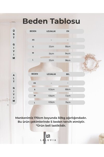Laluvia Bordo Fermuarlı Eşofman Takımı - 6001
