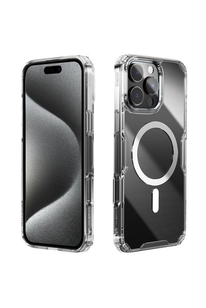 Nillkin Husa Nature TPU Pro MagSafe pentru iPhone 16 Pro, transparenta
