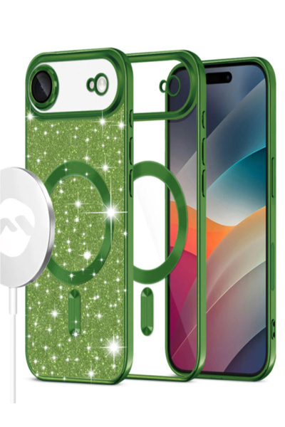 AUDIOX Husa MagSparks » iPhone 17 Air, Γκλίτερ, Διπλής Στρώσης, Κάλυμμα Φακού