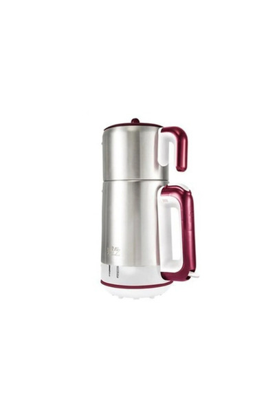 BLUE HOUSE BH289TM Mola Elektrikli Çay Makinesi Beyaz-Bordo